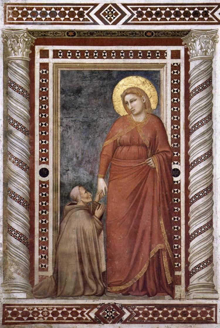 Unknown Life of Mary Magdalene Mary Magdalene and Cardinal Pontano By Giotto di Bondone